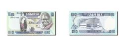 World Coins - Banknote, Zambia, 10 Kwacha, 1980-1988, Undated (1986-1988), KM:26e, UNC(65-70)