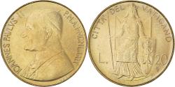 World Coins - Coin, VATICAN CITY, John Paul II, 20 Lire, 1979, Roma, , Aluminum-Bronze