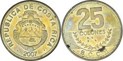 World Coins - Coin, Costa Rica, 25 Colones, 2007