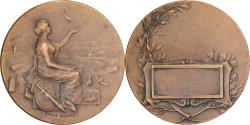 World Coins - France, Medal, Ministère de la Guerre, Communications aériennes, Bronze