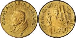 World Coins - Coin, VATICAN CITY, John Paul II, 200 Lire, 1991, FDC,