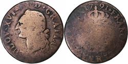 World Coins - France, Louis XVI, Sol, 1791, Orléans, Copper, , Gadoury:350