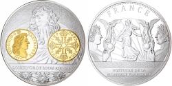 World Coins - France, Medal, Histoire de la monnaie Française, Louis d'or de Louis XIV