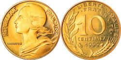 World Coins - Coin, France, Marianne, 10 Centimes, 1999, Paris, Proof,