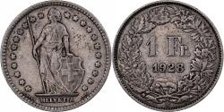 World Coins - Switzerland, Franc, 1928, Bern, Silver, , KM:24