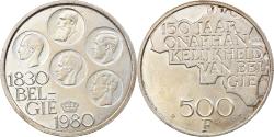 World Coins - Coin, Belgium, Baudouin I, 500 Francs, 500 Frank, 1980, Brussels,