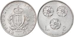 World Coins - Coin, San Marino, 2 Lire, 1987, Rome, , Aluminum, KM:202