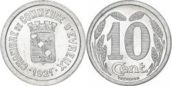 World Coins - France, Chambre de commerce d'Evreux, 10 Centimes, 1921, , Aluminium