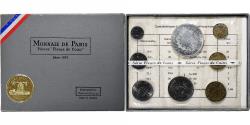 World Coins - France, Coffret 1 c. à 10 frs., 1973, MDP, série FDC,