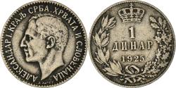 World Coins - Coin, Yugoslavia, Alexander I, Dinar, 1925, Poissy, , Nickel-Bronze