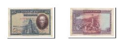 World Coins - Banknote, Spain, 25 Pesetas, 1928, 1928-08-15, EF(40-45)