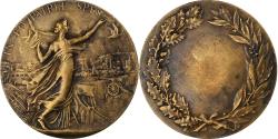 World Coins - France, Medal, Ministère de la Guerre, Communications aériennes, Bronze