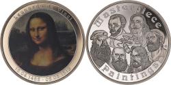 World Coins - France, Medal, La Joconde - Léonard de Vinci, Masterpiece Paintings,