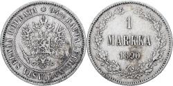 World Coins - Finland, Alexander III, Markka, 1890, Helsinki, Silver, , KM:3.2
