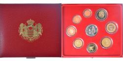 World Coins - Monaco, Rainier III, Set 1c. - 5 Euro, sainte Dévote, Proof, 2004, MDP