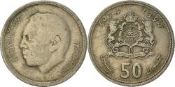 World Coins - Coin, Morocco, al-Hassan II, 50 Santimat, 1974/AH1394, , Copper-nickel