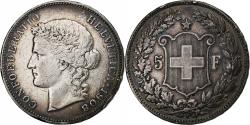 World Coins - Switzerland, 5 Francs, 1908, Bern, Silver, , KM:34
