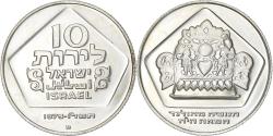 World Coins - Coin, Israel, 10 Lirot, 1975, Jerusalem, , Silver, KM:84.1