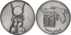World Coins - France, Medal, Unesco, Sauvegarde des Monuments de Philae, Egypte, 1975