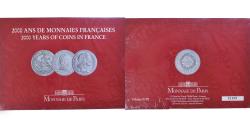 World Coins - France, Coffret 3x 5 Francs, 2000 Ans de Monnaies Françaises (2/3), 2000, BU