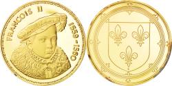 World Coins - France, Medal, Les Rois de France, François II, History, , Vermeil