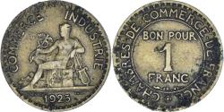 World Coins - Coin, France, Chambre de commerce, Franc, 1925, Paris,
