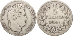 World Coins - Coin, France, Louis-Philippe, 5 Francs, 1834, Marseille, , Silver