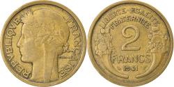 World Coins - Coin, France, Morlon, 2 Francs, 1941, Paris, , Aluminum-Bronze, KM:886