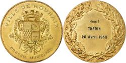 World Coins - France, Medal, Conseil Municipal, Ville de Roubaix, 1953, , Vermeil