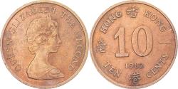 World Coins - Coin, Hong Kong, 10 Cents, 1982