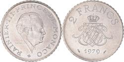 World Coins - Coin, Monaco, Rainier III, 2 Francs, 1979, , Nickel, KM:157, Gadoury:MC