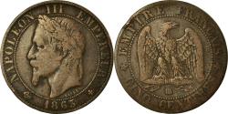 World Coins - Coin, France, Napoleon III, 5 Centimes, 1863, Strasbourg,),KM 797.2