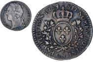 World Coins - Coin, France, Louis XV, 1/10 Écu au bandeau, 1759/8, Montpellier,