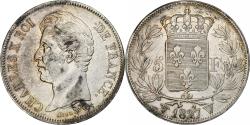 World Coins - France, 5 Francs, Charles X, 1827, Lille, Silver, , Gadoury:644