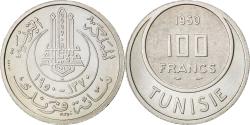 World Coins - Coin, Tunisia, Muhammad al-Amin Bey, 100 Francs, 1950, Paris,