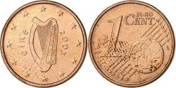 World Coins - Ireland, Euro Cent, 2003, Dublin, Copper Plated Steel,