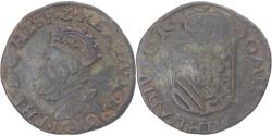 World Coins - Coin, Spanish Netherlands, Philip II, Liard, 1591, Maastricht, , Copper