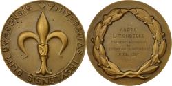World Coins - France, Medal, André Lirondelle, Président de l'Extension Universitaire, 1928
