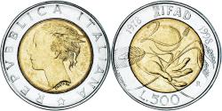 World Coins - Coin, Italy, 500 Lire, 1998, Rome, IFAD, , Bi-Metallic, KM:193