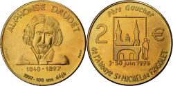 World Coins - France, 2 Euro, Abbaye Saint Michel de Frigolet - Alphonse Daudet, 1998,