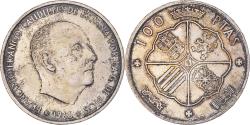 World Coins - Coin, Spain, Caudillo and regent, 100 Pesetas, 1966, Madrid, , Silver