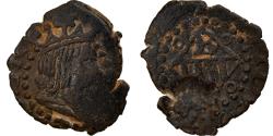 World Coins - Coin, Spain, Philip III, Dinero, 1598-1621, Bañolas, Countermark,