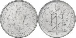 World Coins - VATICAN CITY, Paul VI, 2 Lire, 1967, Rome, Aluminum, , KM:93