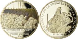 World Coins - France, Medal, Centenaire de la Première Guerre Mondiale, Bataille de la Somme
