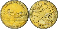 World Coins - France, Token, Touristic token, Avignon, Palais des Papes, Arts & Culture, 2012