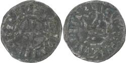 World Coins - France, Philip II, Denier, 1180-1223, Saint-Martin de Tours, Silver,