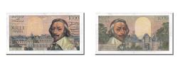 World Coins - Banknote, France, 1000 Francs, 1 000 F 1953-1957 ''Richelieu'', 1955