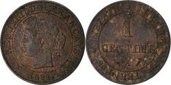 World Coins - France, Centime, Cérès, 1891, Paris, Bronze, , Gadoury:88, KM:826.1