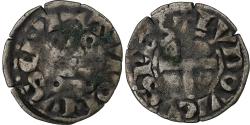 World Coins - France, Louis VIII-IX, Denier Tournois, 1223-1244, Billon,