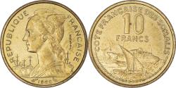 World Coins - Coin, French Somaliland, 10 Francs, 1965, Paris, ESSAI,
